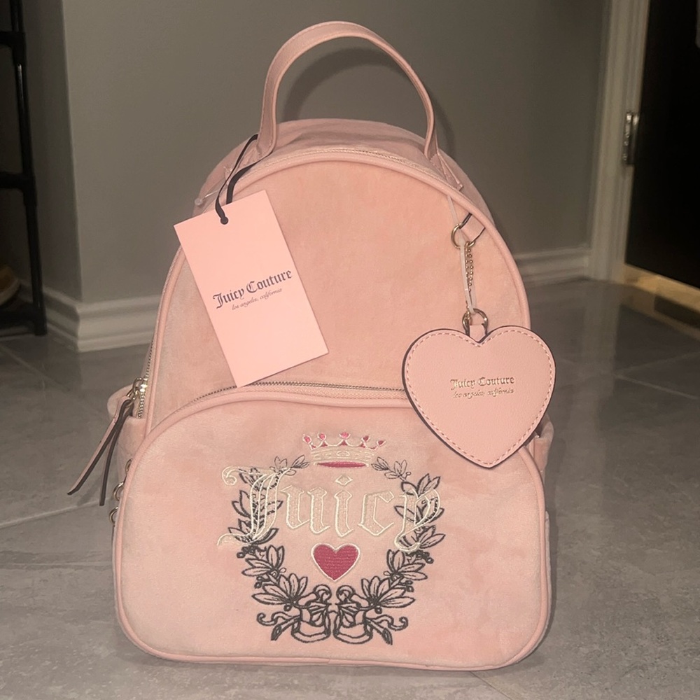 Juicy couture pink backpack